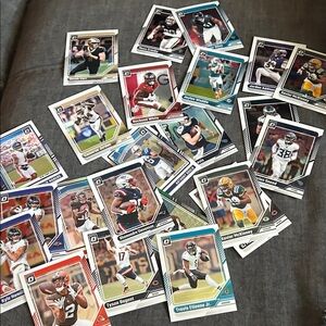 Assorted Football Trading Cards
